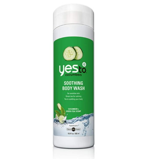 cruelty free body wash: Yes To Cucumber Soothing Body Wash
