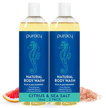 cruelty free body wash: Puracy Natural Body Wash