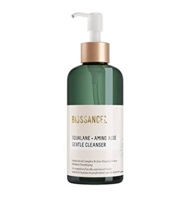 cruelty free face wash: Biossance Squalane + Amino Aloe Gentle Cleanser