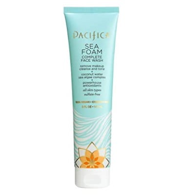 cruelty free face wash: Pacifica Beauty Sea Foam Face Cleanser