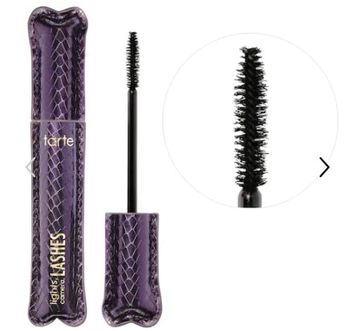 Cruelty free mascara: tarte lights, camera, lashes 4-in-1 mascara