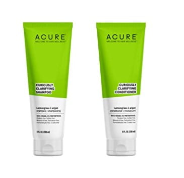 cruelty free shampoo and conditioner: ACURE Curiously Clarifying Shampoo & Conditioner
