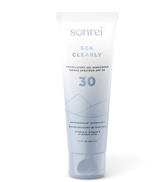 cruelty free sunscreen: SEA CLEARLY GEL SUNSCREEN SPF 30