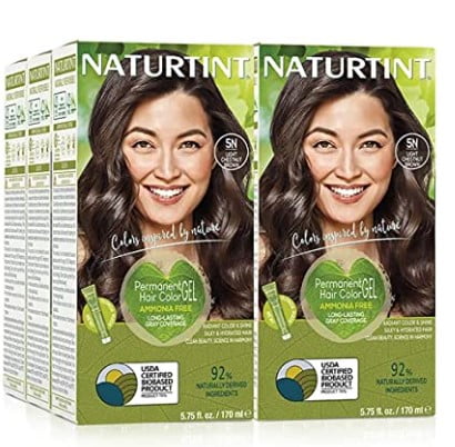 cruelty free hair color: Naturtint Permanent Hair Color 5N Light Chestnut Brown