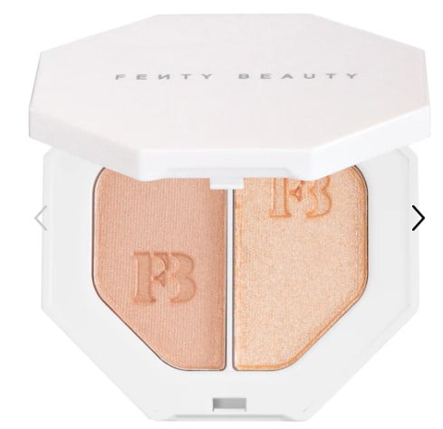 cruelty free highlighter: Fenty Beauty by Rihanna Killawatt Freestyle Highlighter