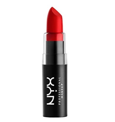 cruelty free lipstick: NYX PROFESSIONAL MAKEUP Matte Lipstick - Perfect Red
